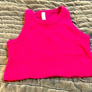 Women's Pink Sleeveless Top